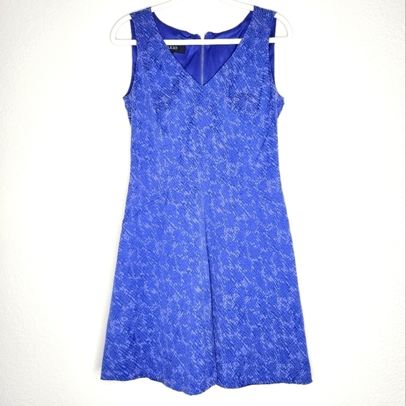 Vintage JULIO Textured Sleevless Dress 8 - Picture 1 of 9